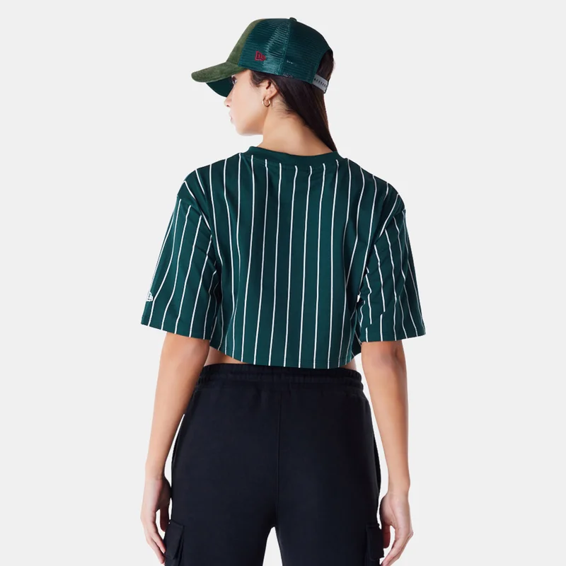 NEW ERA Women's Pinstripe Crop Top