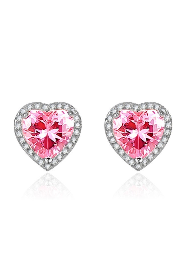 KUYING Temperament Inlaid Crystal Earrings With Hooks And Studs 