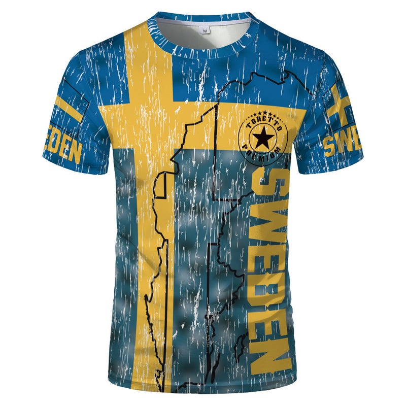 Football 3D Digital Printing Men'S Round Neck Short Sleeve T-Shirt - Image 2