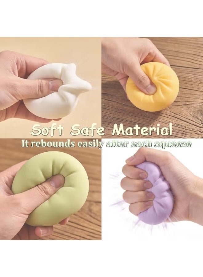 squishy Dumplings Squishies Toy with Steam Box for Adults and Children (Purple) - Image 4