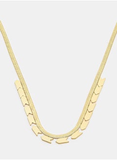 Arrow Chain Gold Necklace
