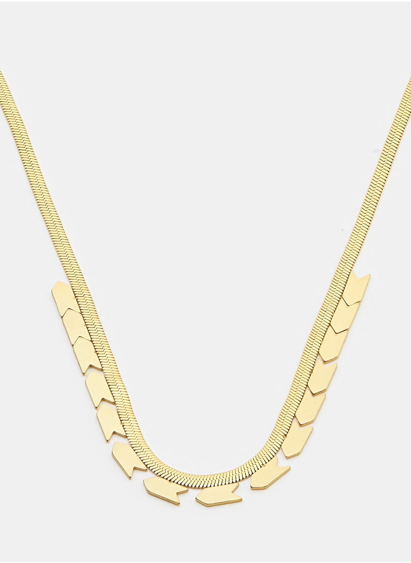 Generic - Arrow Chain Gold Necklace - Image 1