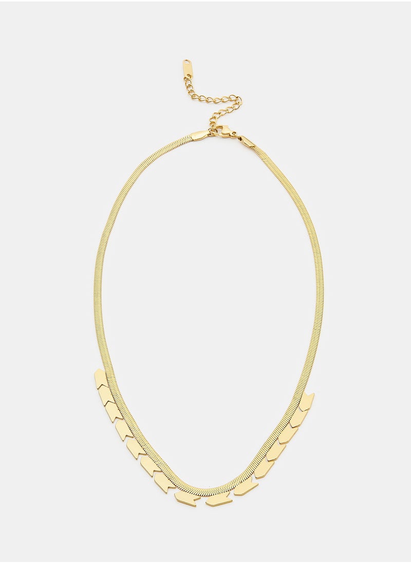 Generic - Arrow Chain Gold Necklace - Image 1