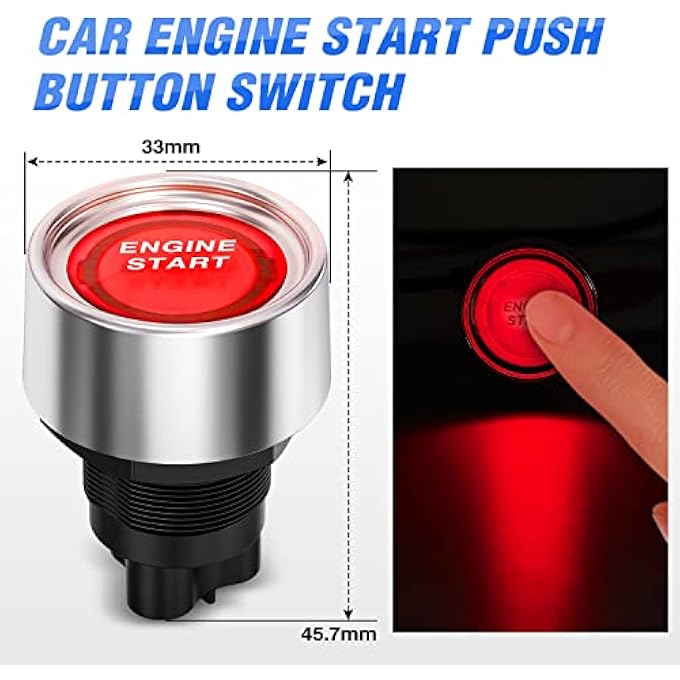 Nilight 12V Racing Car Ignition Switch Panel Engine Start Push Button Led Toggle Switch Panel Relay Wiring Harness For Racing Car Truck 2 Years Warranty - Image 4