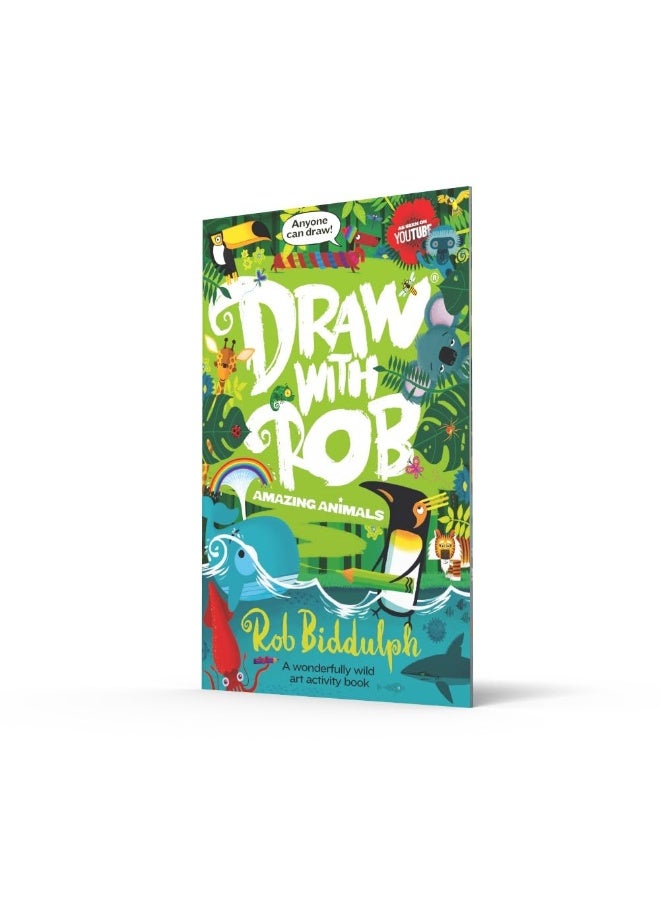 Draw With Rob: Amazing Animals: The Number One bestselling art activity book series from internet sensation Rob Biddulph  - Image 2