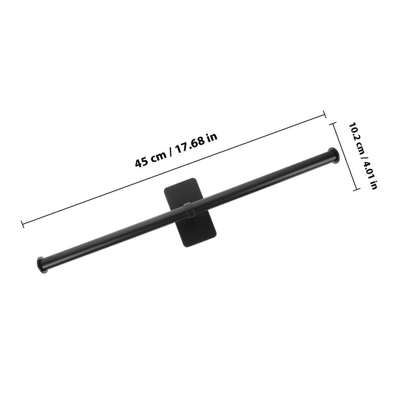 1 Set of Bathroom Towel Rack Wall Mounted Towel Household Bathroom Towel Holder - Image 2