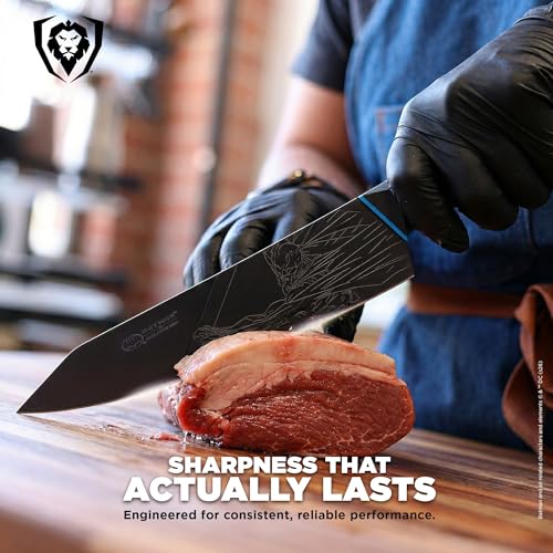 Dalstrong Knife Set - 2 Piece - BATMAN™ Shadow Black Edition - 8" Chef Knife 3.75" Paring Knife - High Carbon 7Cr17MoV Steel - Black Titanium Kitchen Knife - Collection Item - G10 Handle - Sheath - Image 2