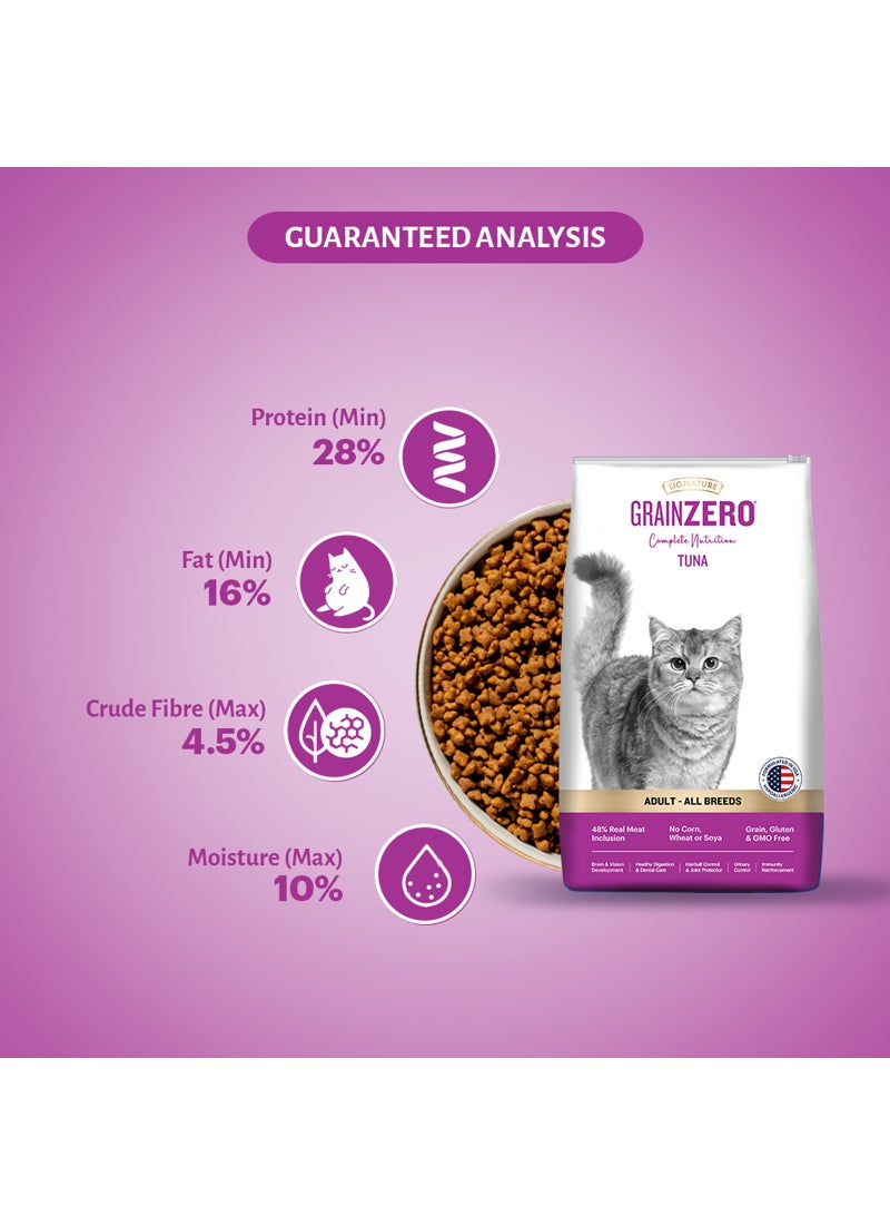 Grain Zero طعام جاف للقطط البالغة بنكهة التونة - Image 5