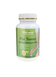 Winstown Slim Flat Tummy Tablets, Flat Tummy Garcinia Cambogia Tablets, Safe Anti Aging Weight Loss Pills, Beauty Slim Weight Loss Tablets For Fat Burn And Body Slimming, (60 Tablets)  - Image 1