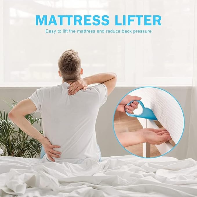 DECCAN ENTERPRISE 2 pcs Mattress Lifter Tool Bedsheet Tucker ToolStand Bed Lifter Helps Lift and Hold Mattress Wedge Elevator ToolFixer Setter Inserting Stand Holder Pack of 1  - Image 4