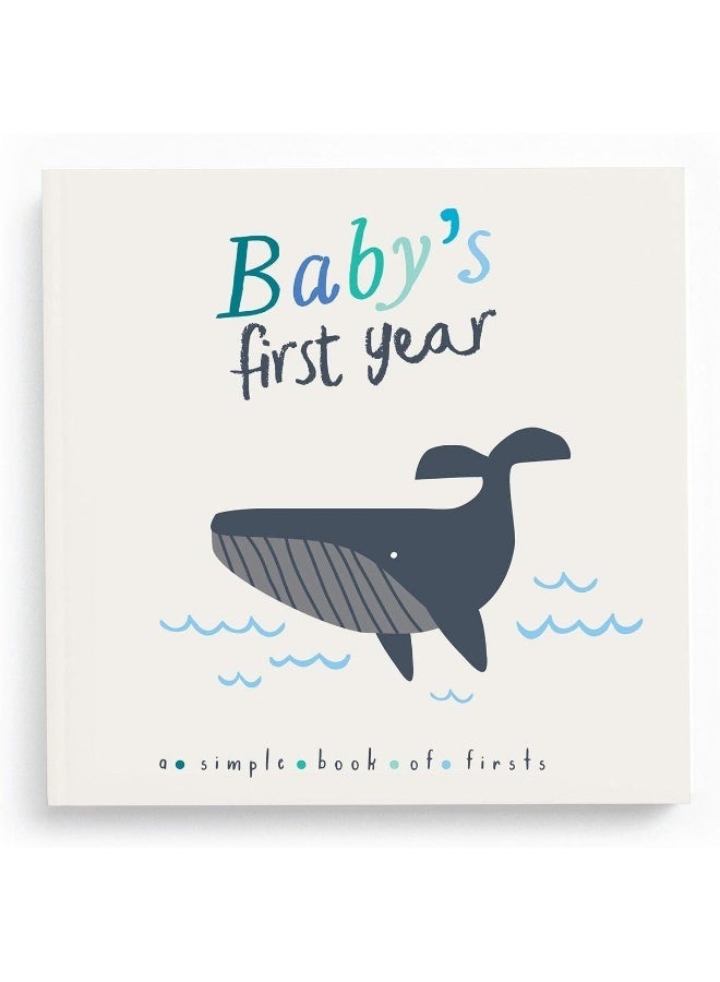 Lucy Darling Little Captain Baby Memory Book - First Year Journal Album To Capture Precious Moments - Milestone Keepsake For Girl - Made In USA - Image 1