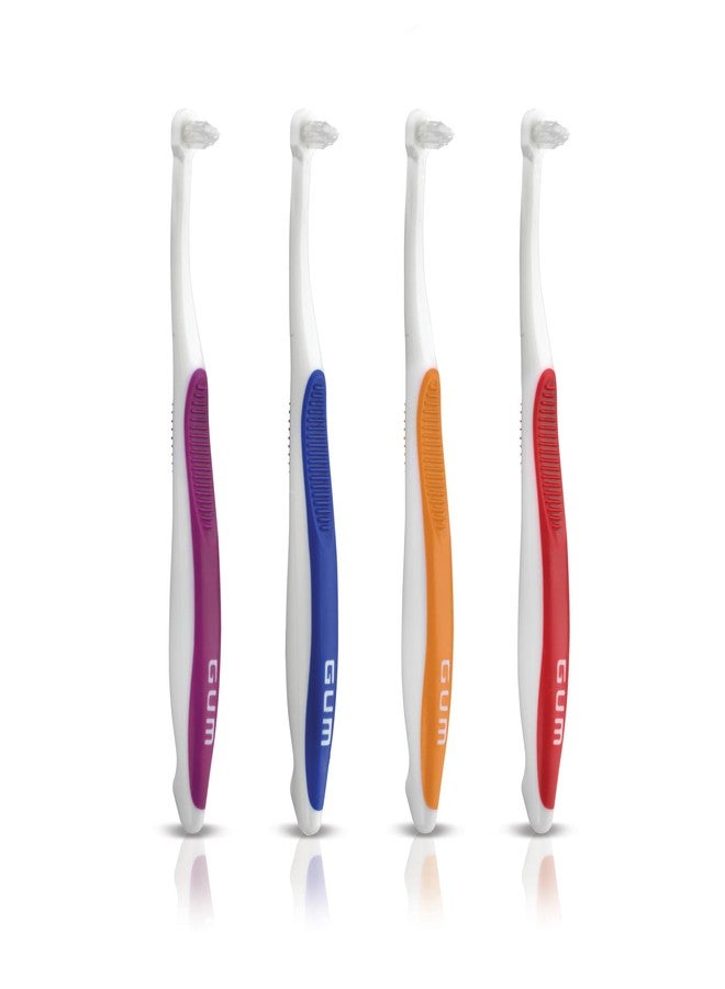 GUM End Tuft Toothbrush - Extra Small Head for Hard-to-Reach Areas - Implants, Back Teeth, and Wisdom Teeth - Soft Dental Brush for Adults, 1 Count - Image 2