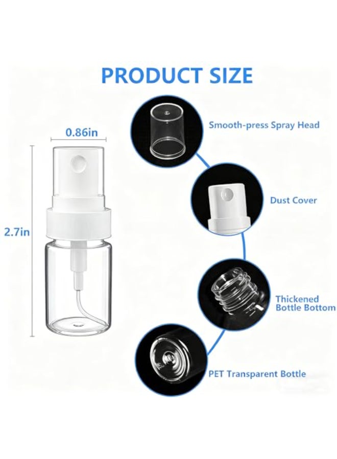DTDNZKN 6 Pack 017 Oz 5ml Mini Perfume Travel Refillable Bottles Fine Mist Refillable Mini Perfume Atomizer Empty Pump Container for Traveling and Outgoing - Image 3