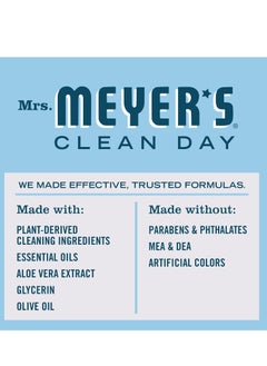 Mrs. Meyer's Clean Day MRS. MEYER'S CLEAN DAY Hand Soap, Made with Essential Oils, Biodegradable Formula, Rain Water, 12.5 fl. oz  - Image 2