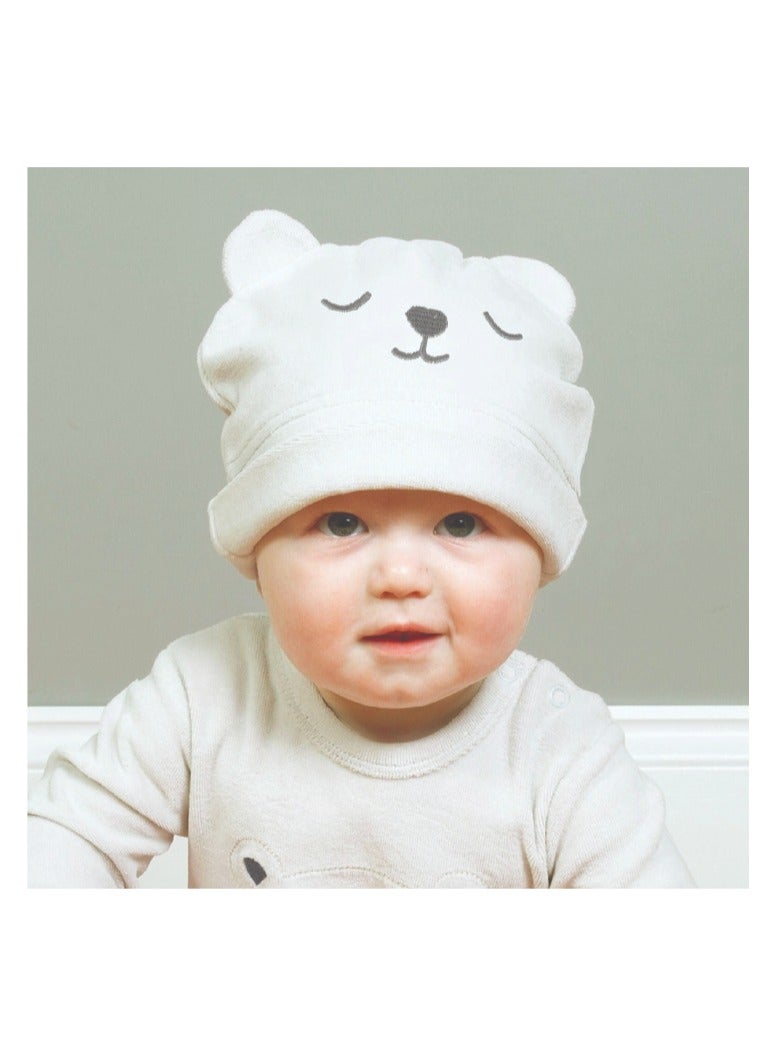 Nurtur Gift Pack Hat + Socks (Mesh Gift bag) - Beige/Boy - Image 4