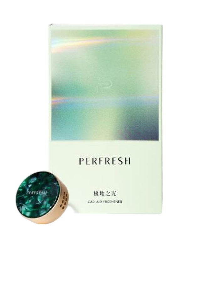 PERFRESH Car Air Freshener Kit,Magnetic vent clip design, long-lasting light fragrance, effectively neutralizes odors. 4 exclusive scents available，Includes: 1diffuser,2 fragrance pads(Polar Light) - Image 1
