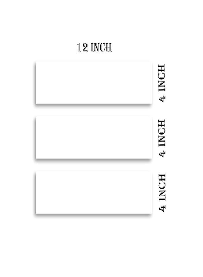 Wallpaper Mart Men & Women Toilet Safety & Warning Sign Board For Home office Industry, Public Places, Hospital Pack of 3 (Size 12x4 Inch) Design1 - Image 2