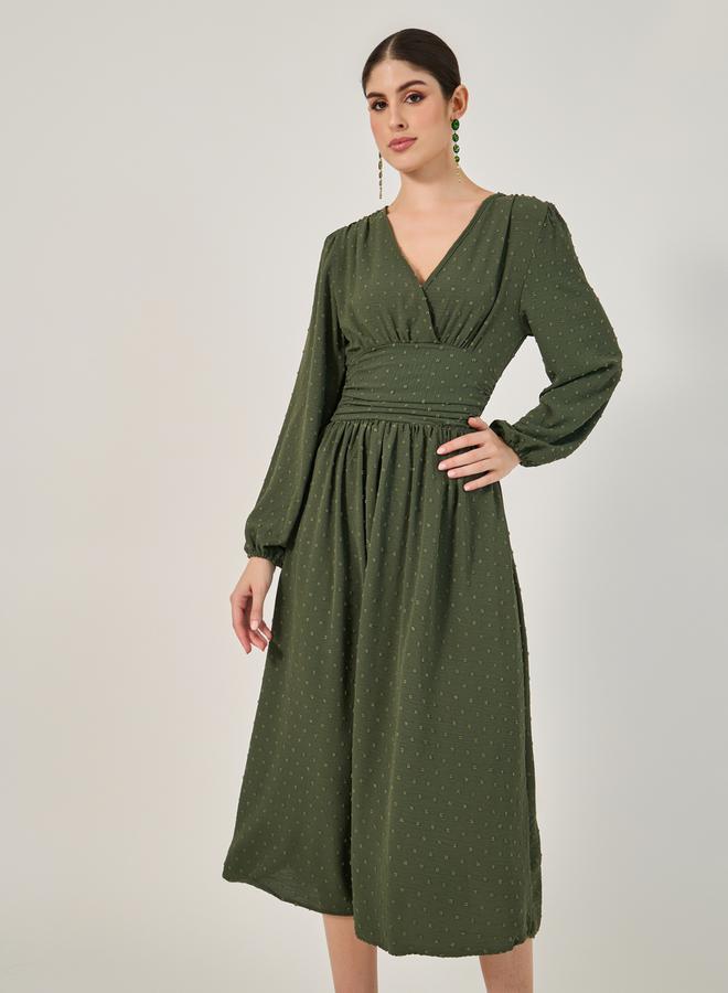 ستايلي فستان بنقشة نقاط - Image 3