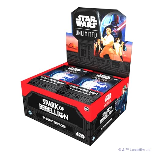 Asmodee Star Wars: Unlimited TCG Spark of Rebellion Booster Display (Set of 24 Booster Packs) - Trading Card Game for Kids & Adults, Ages 12+, 2+ Players, 20 Min Playtime, Made by Fantasy Flight Games - Image 3