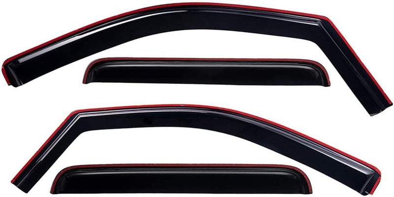 Lightronic WV194832 In-Channel Side Window Visor Deflector Rain Guard Set for Honda Ridgeline 2006-2014 - Image 3