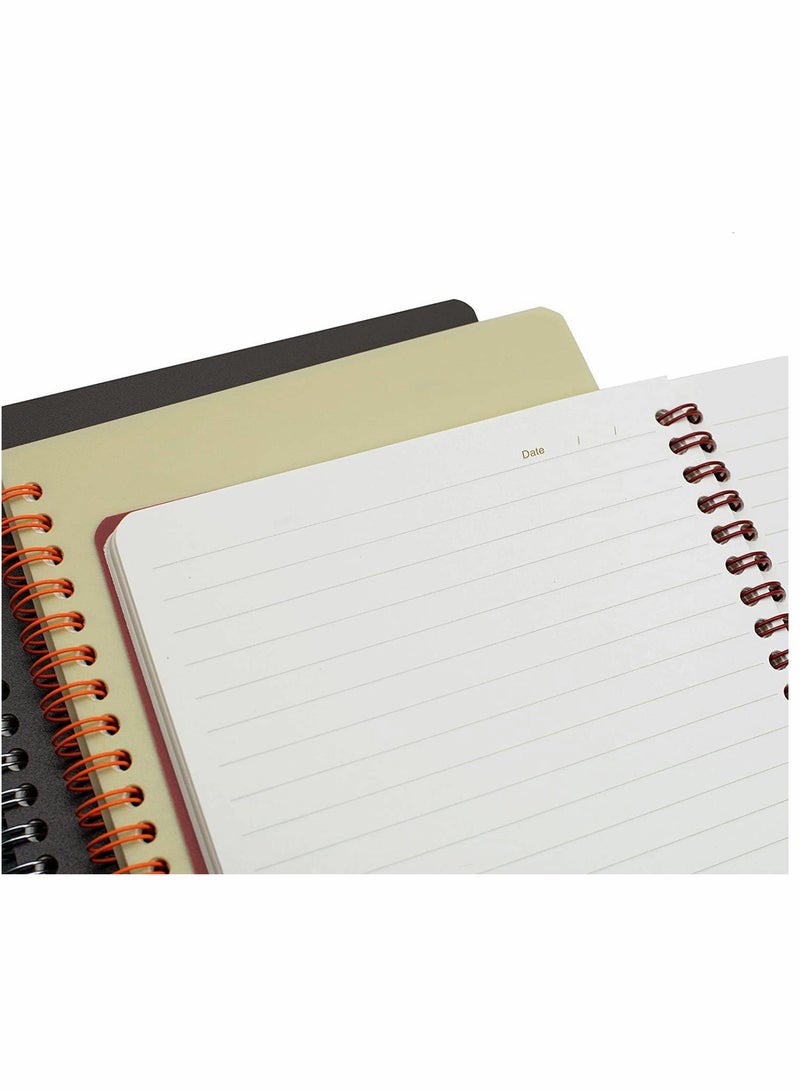 KASTWAVE Spiral Notebook Kawaii Cute Journal Note Pad Wirebound Ruled Sketch Book Notepad Diary Memo Planner Book Decomposition Notebook Spiral Bound A5 Size(8.3 5.7)  4 80 Sheets (Leaves) - Image 3