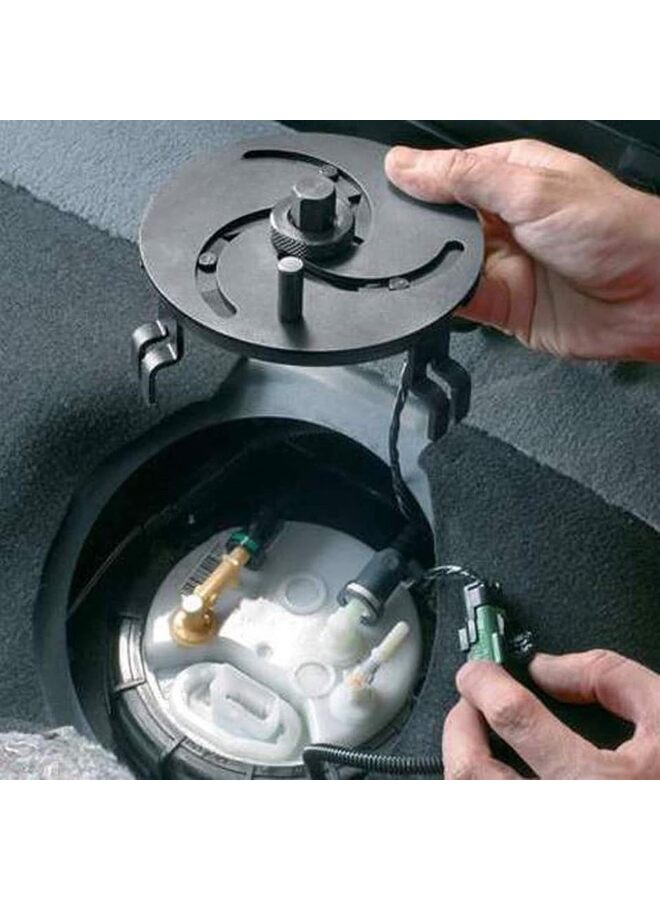 Fuel Tank Cover Removal Tool, Carbon Steel Labor Saving Rustproof Fuel Pump Lid Wrench for Cars - Image 3