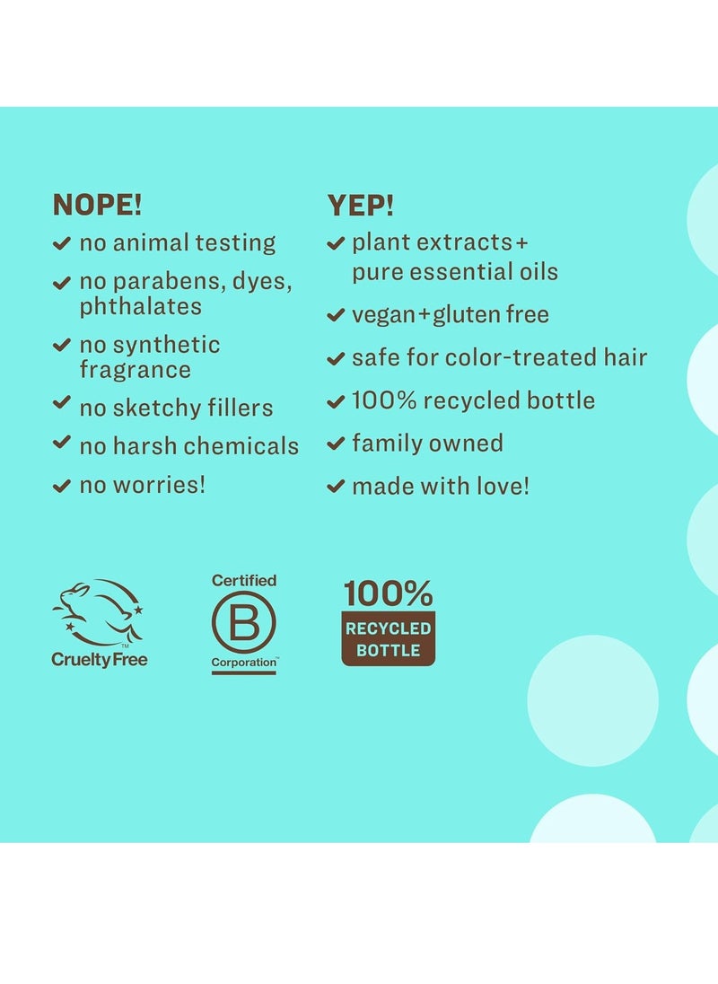 Everyone Everyone Hair Care Power Rinse - Peppermint & Tea Tree, 8 fl oz Bottle, Scalp Cleanser & Detox Treatment for Build Up, Color Safe, Sulfate Free & Paraben Free  - Image 3