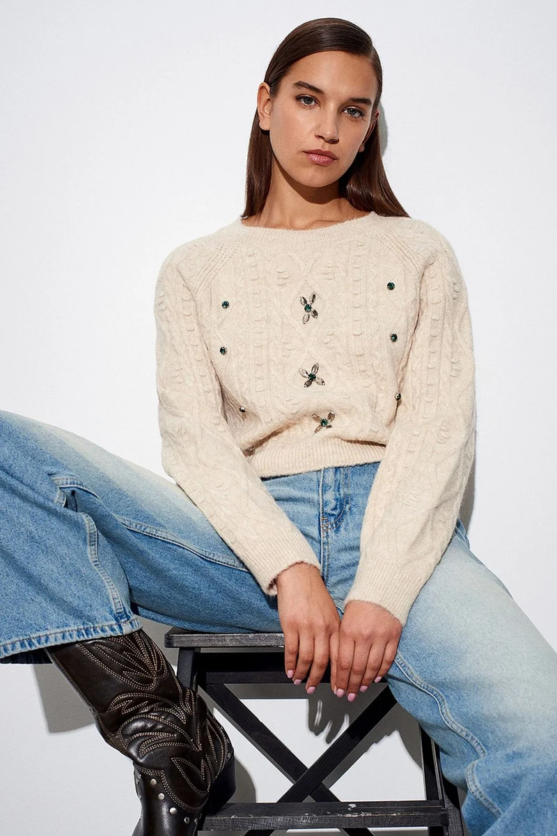 DILVIN Women's Knit Sweater
