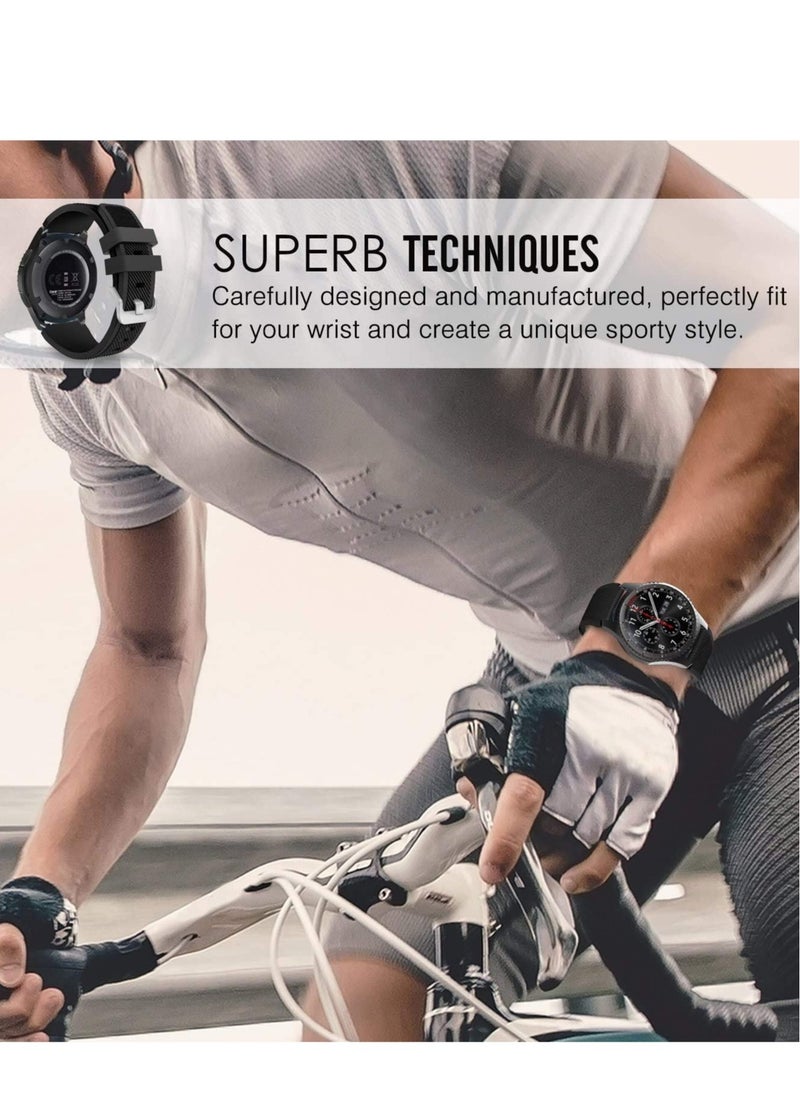Gravity Sport Silicone Strap for Watch 3 (45mm) – Soft & Durable Replacement Band with Breathable, Sweat-Resistant Design – Quick Release, Adjustable Fit for Active Lifestyle – Men & Women Compatible - Image 3