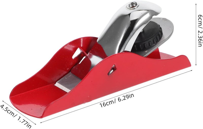 Mini Wood Planer Hand Tool with Fine Cutting Edge, Low Angle Block Plane for Woodworking Surface Smoothing and Edging, Manual Wood Hand Planer for Craft Trimming and Chamfering - Image 2