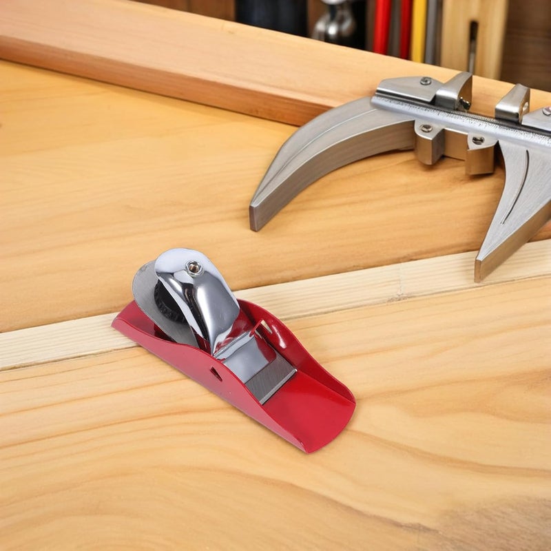 Mini Wood Planer Hand Tool with Fine Cutting Edge, Low Angle Block Plane for Woodworking Surface Smoothing and Edging, Manual Wood Hand Planer for Craft Trimming and Chamfering - Image 5