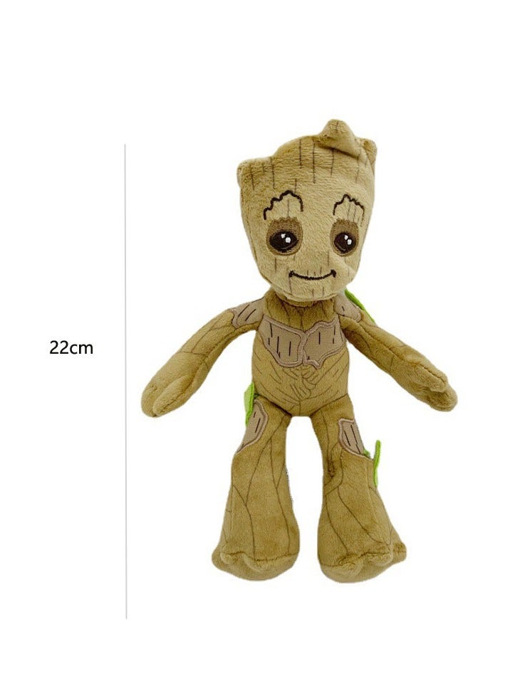 Groot Plush Dolls Toys 22cm Cute Marvel Avengers Guardians of The Galaxy Groot Stuffed Plush Toys Gifts
