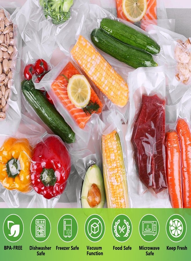 ReLuien Vacuum Sealer Bags, 100 Count 8x12 Inch Food Vac Bags, PreCut Bag for Airtight Food Storage, Meal Prep or Sous Vide Cooking, Keep Food Fresh and Nutrients, BPA Free and Heavy Duty - Image 5