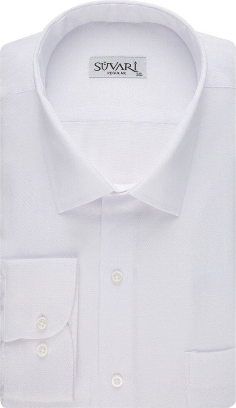 Süvari Classics Relaxed Fit Special Armure Patterned Pocket Shirt