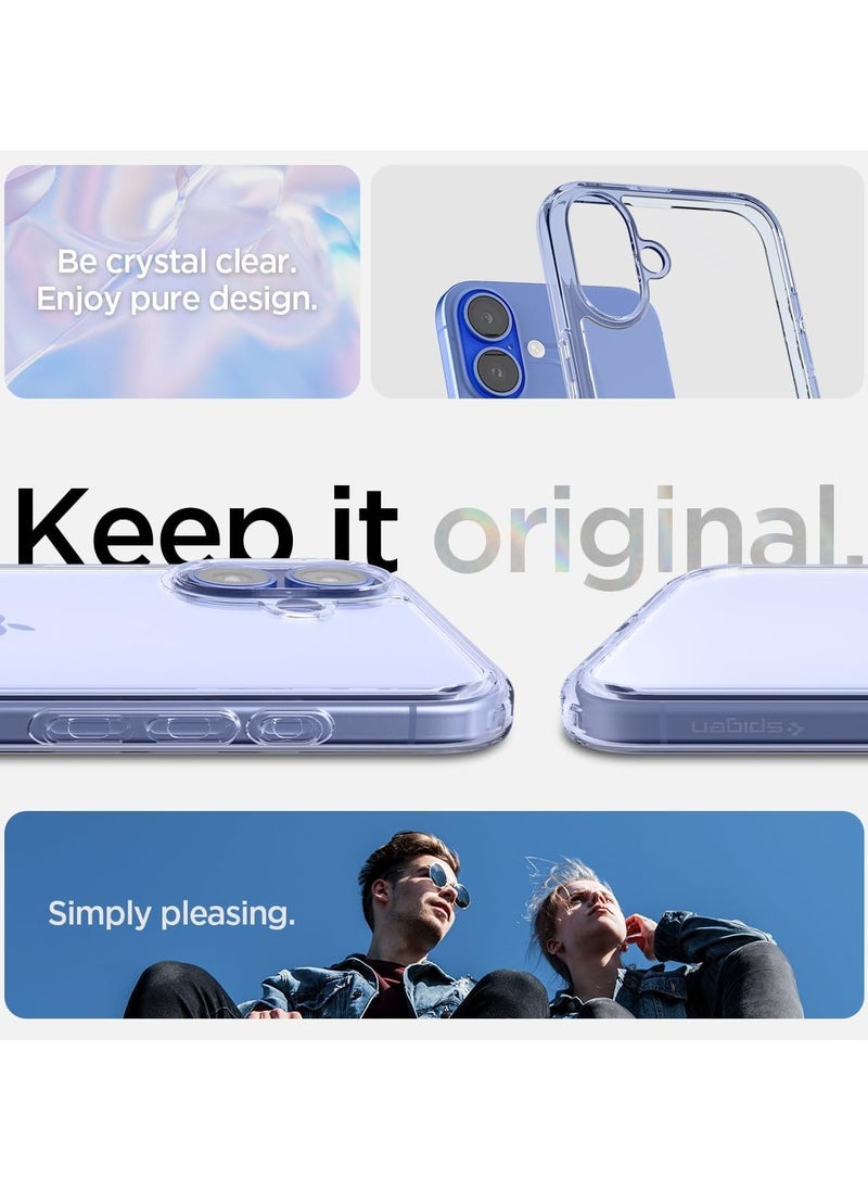 Spigen غطاء حماية فائق الجودة لهاتف iPhone 16 Plus (2024) - Sky Crystal  - Image 3