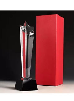 giftex Star Design Crystal Trophy Award with Black Base, Height about 27cm  - Image 3