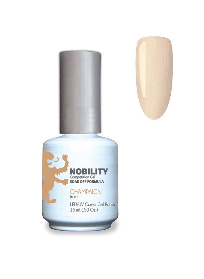 Lechat Gel Nail Polish 15 ml, Long Lasting, Chip Resistant, Requires Drying Under UV Led Lamp Champaign Nbgp32 