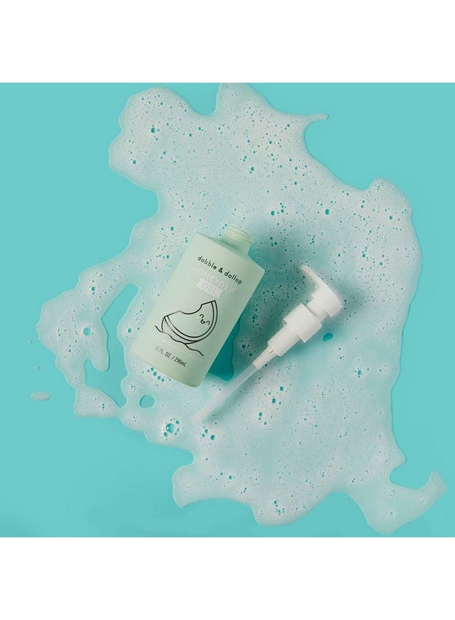 دابل & دولوب غسول الجسم والشامبو دابل آند دولوب بنكهة البطيخ - حمام فقاعات طبيعي 3 في 1 للأطفال، صنع في الولايات المتحدة الأمريكية، خالٍ من البارابين والكبريتات، نباتي، خالٍ من الغلوتين، لا يسبب الدموع (10 أونصة، عبوة من قطعتين) - Image 5