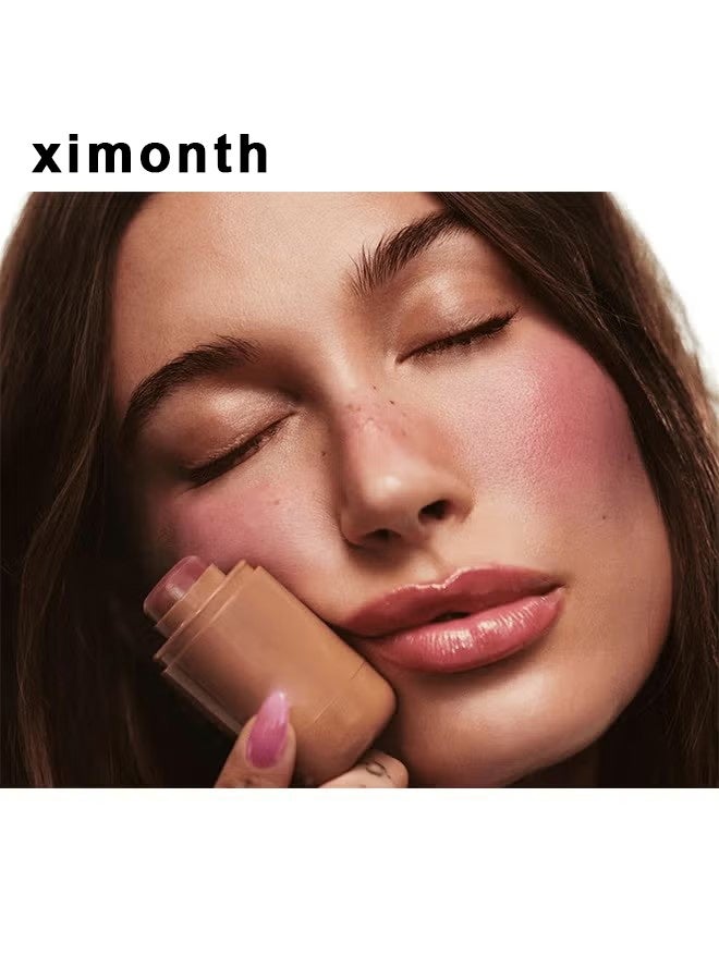ximonth A Creamy Blush For Buildable Color + Baby-Soft Cheeks 0.18 Oz, Sleepy Girl, Soft Mauve - Image 1