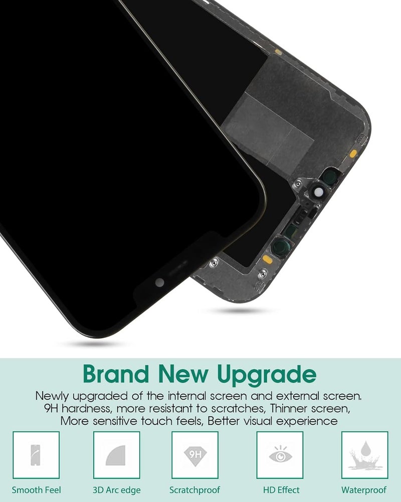 SRJTEK for iPhone 12 Pro Max Screen Replacement A2411 3D Touch LCD Screen Replacement A2342 LCD Display A2410 Touch Digitizer Assembly A2412 Repair Parts Kits - Image 4