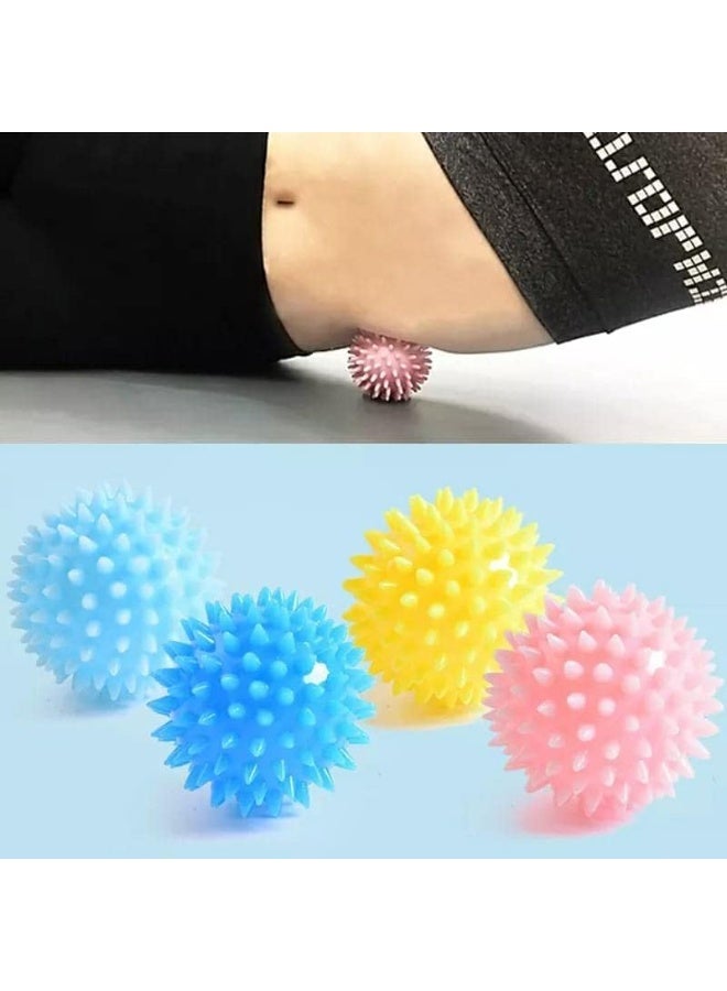 Generic Sport Q Spiky Design Blister Massage Ball Deep Tissue Foot Massager Sensory Plantar Fasciitis Therapy 3.5 Inch Multicolor Corded - Image 5