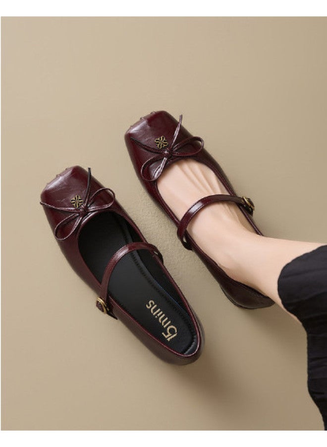 15MINS Exclusive Collection】old Money Style Women's Loafers - 2025 New French Mary Jane Shoes Vintage Flats - Image 1