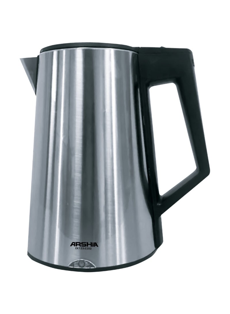 Arshia Stainless Steel Electric Kettle – 1.7L Capacity – Sleek Design - Image 1