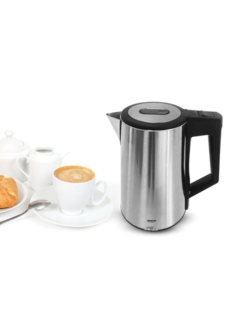 Arshia Stainless Steel Electric Kettle – 1.7L Capacity – Sleek Design - Image 3