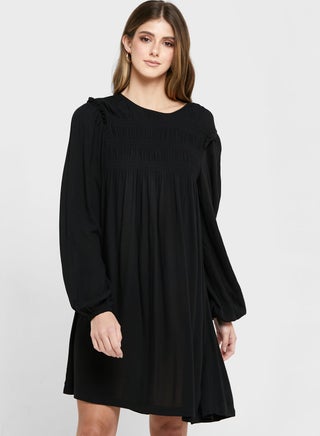 Smocked Long Sleeve Dress - pzsku/Z99836A8CFFEBA0CC89B8Z/45/_/1698979229/aacb25d8-d03e-4f80-9615-1666bae0e561