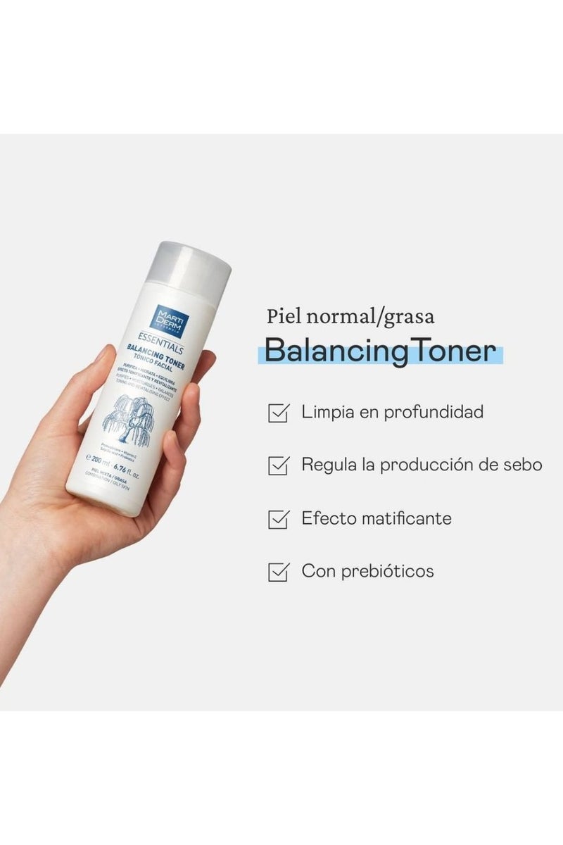 مارتيديرم تونر مارتيديرم إسينشالز المتوازن للبشرة المختلطة والدهنية 200 مل - Image 3