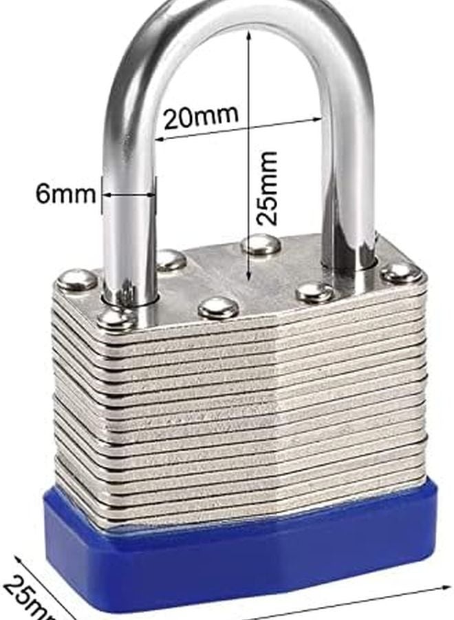 3 Pack 1 Inch Shackle Keys For Safety Padlock Steel Lock Set - Image 5