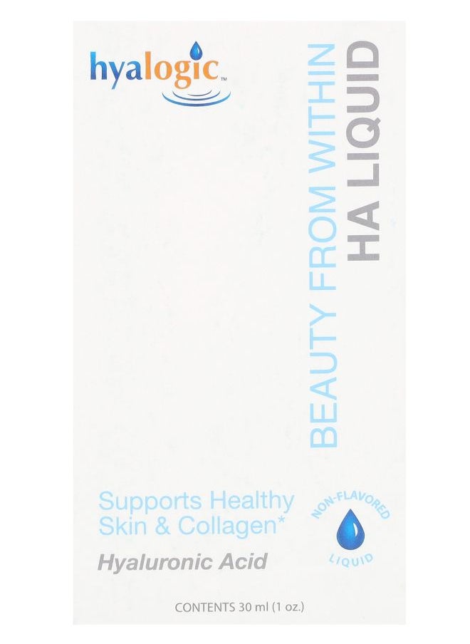 Hyalogic Beauty From Within HA Liquid Non-Flavored 3 mg 1 oz (30 ml) 