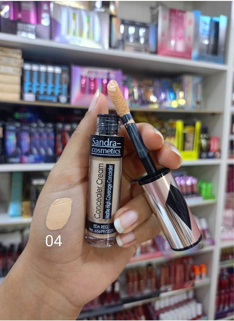 High Coverage Matte Concealer -  04