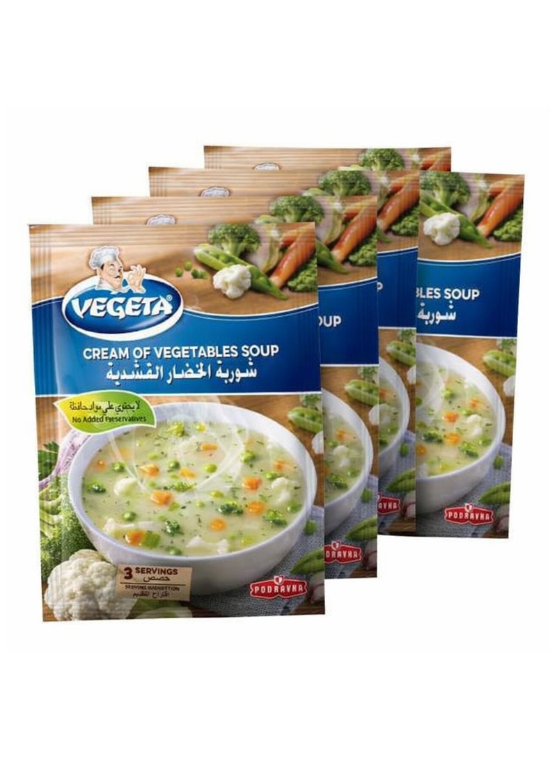 Vegeta Cream of Vegetables Soup 45g – Instant Creamy Vegetable Soup Mix